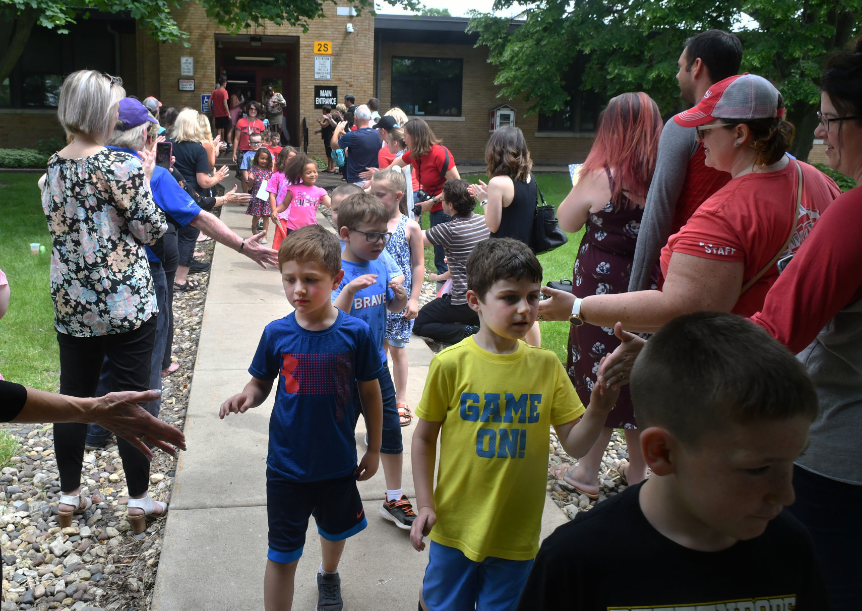 Last day of school for Thomas Jefferson Elementary in Bettendorf.